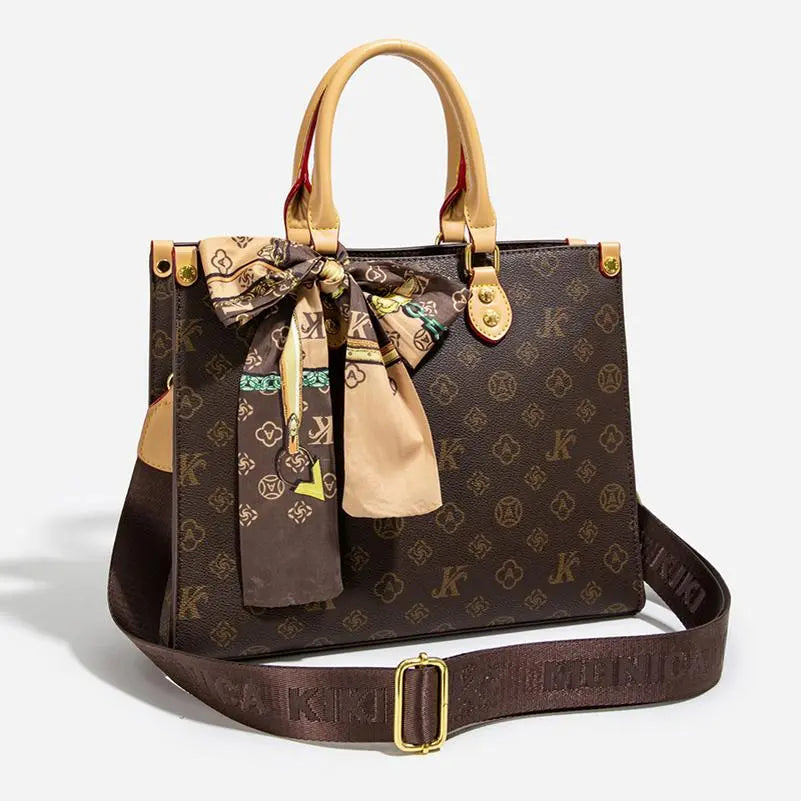 2026 New One-Shoulder Commuter Practical Light Luxury European Station Large Capacity Hand-Held Tote Bag Female Length12.2In Width 4.72In Height9.84In