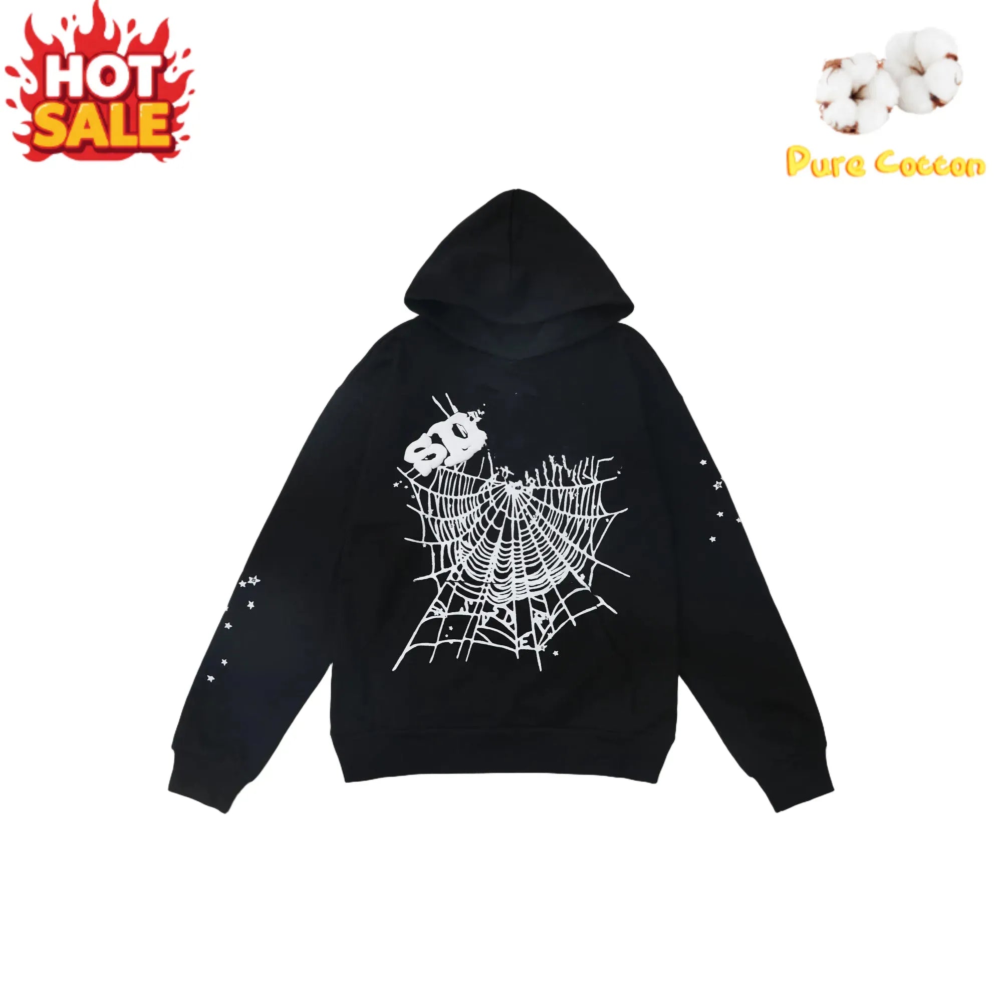 2025 Designer Spider Hoodie New Tracksuit Puff Print Hoodie Pullover Pants Hoodie Men Hoodie Sweaters Loose Long Sleeve Men Hiphop Clothing A003
