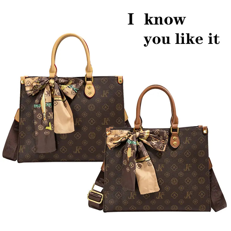2026 New One-Shoulder Commuter Practical Light Luxury European Station Large Capacity Hand-Held Tote Bag Female Length12.2In Width 4.72In Height9.84In